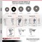 Service Caster 3.5 Inch Phenolic Wheel Swivel 12mm Threaded Stem Caster with Brake SCC SCC-TS20S3514-PHS-TLB-M1215 - alternate 3